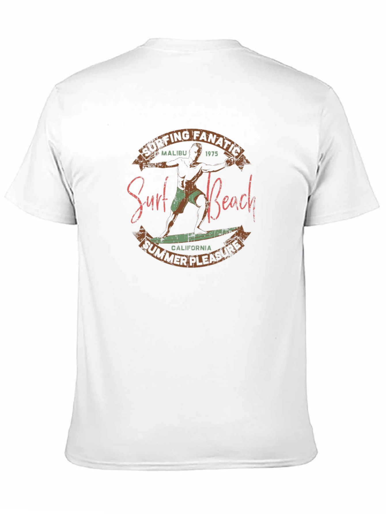 Black Surf Beach Graphic T-Shirt - Retro Style view 11