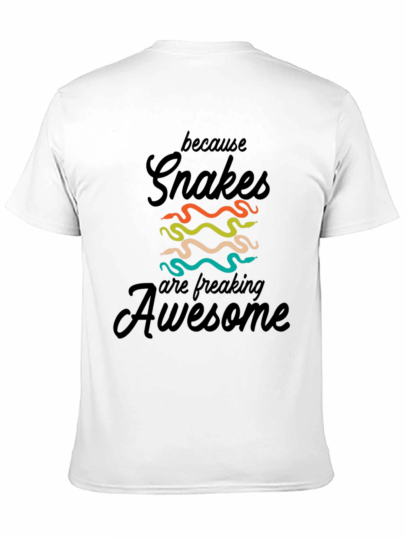 Black Snakes Are Awesome Graphic Tee view 11