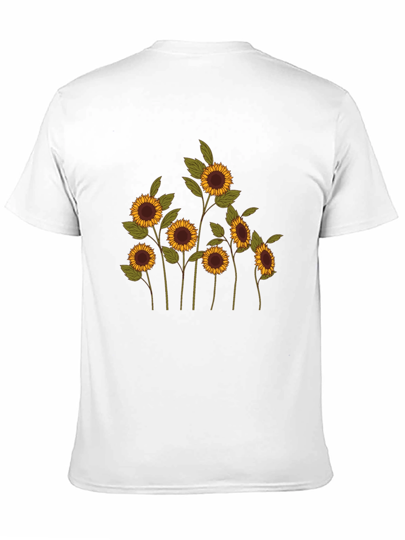 Black Sunflower Graphic Tee - Black Cotton Blend view 11