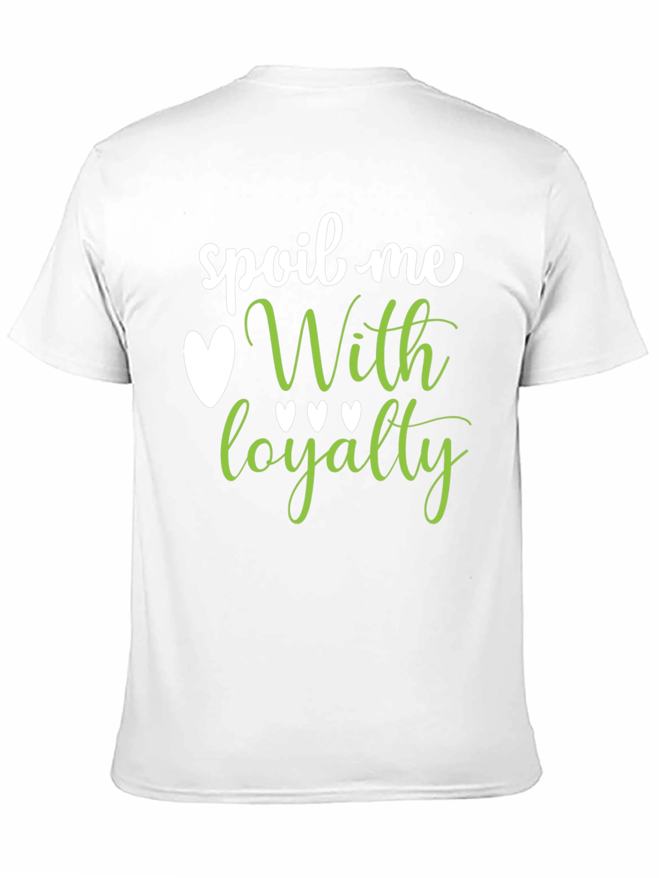 Black Spoil Me With Loyalty Graphic Tee - Black view 11