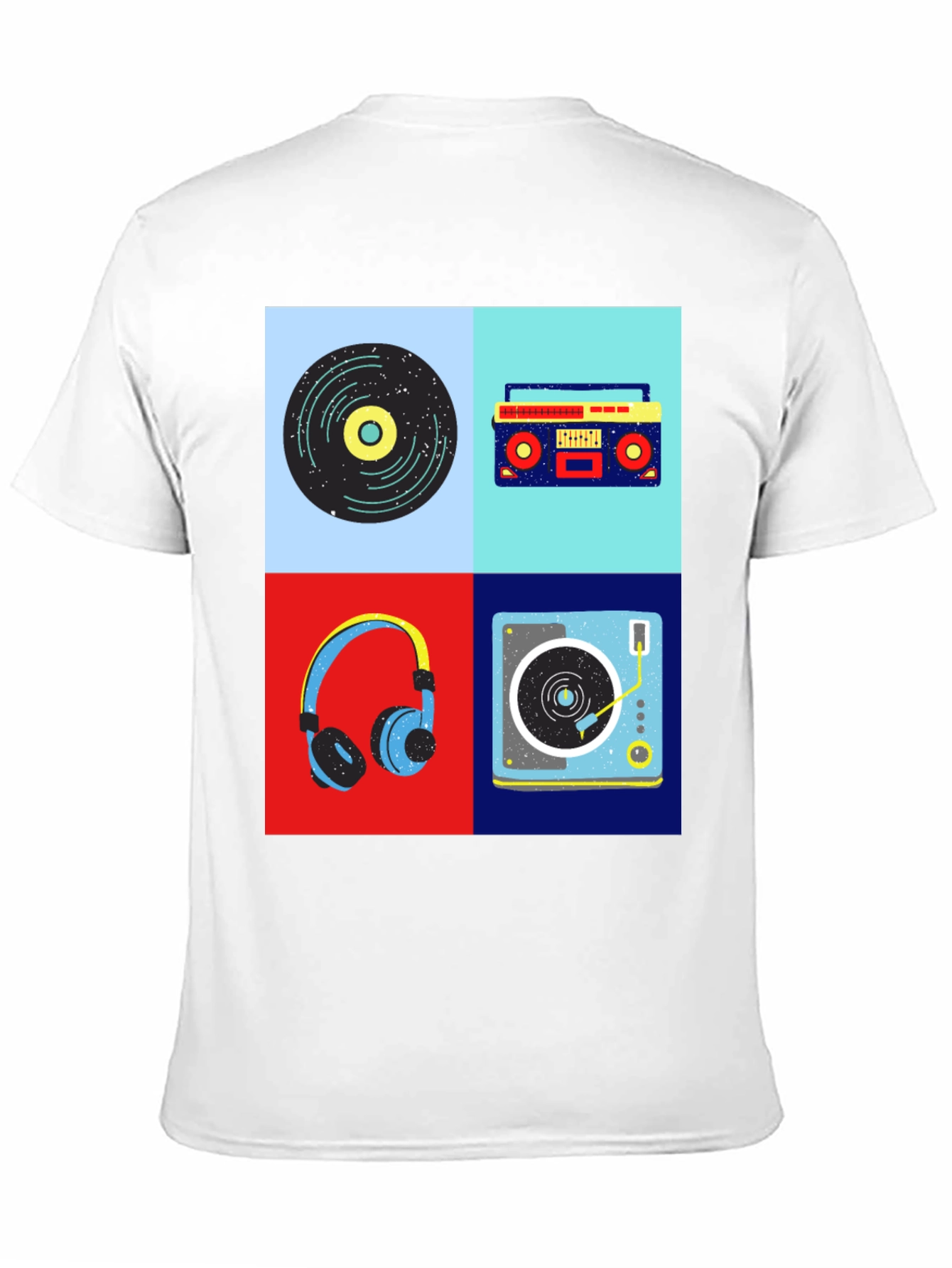 Retro Music Graphic T-Shirt - 11