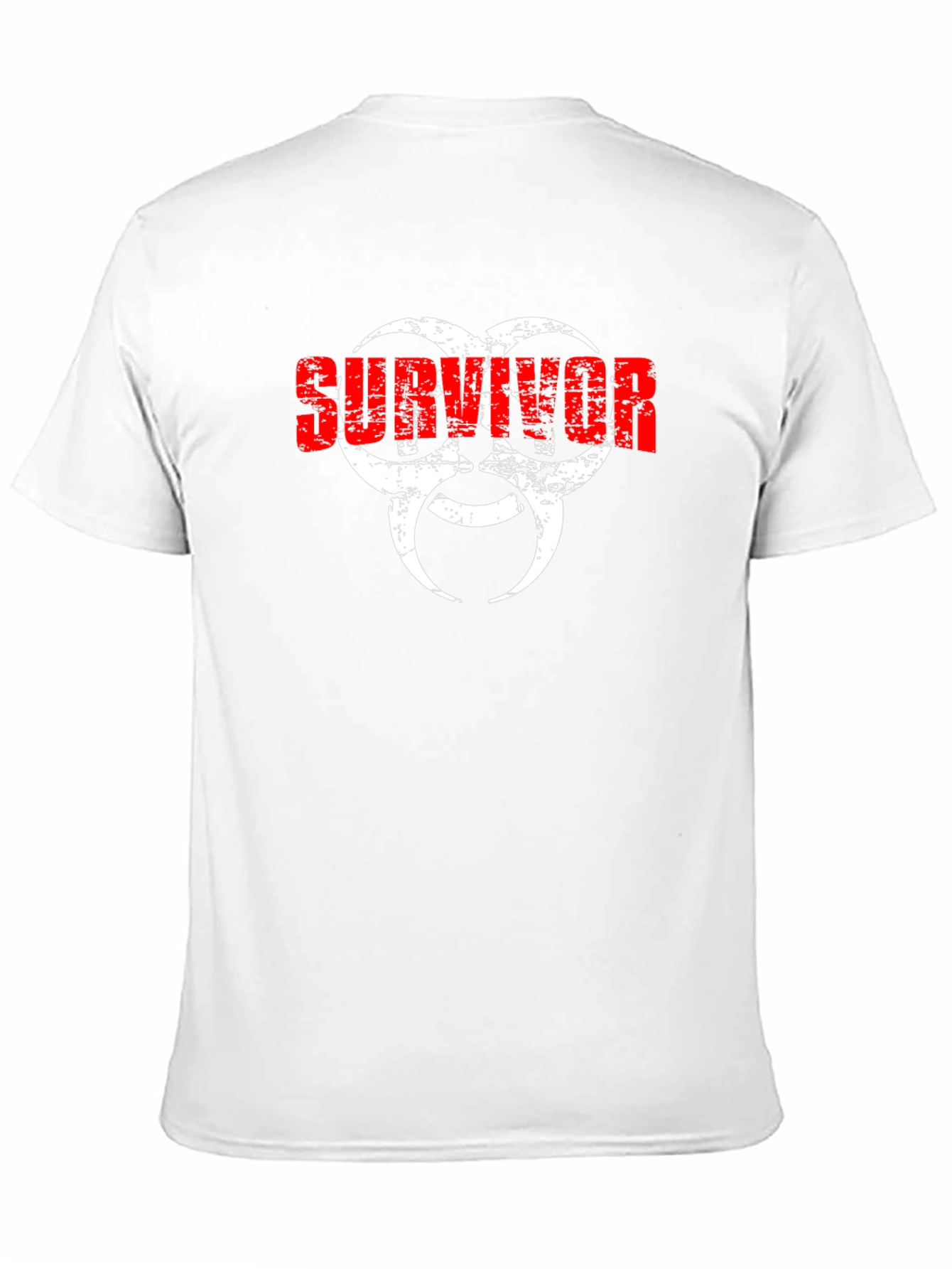 Black Survivor Biohazard Symbol T-Shirt view 11