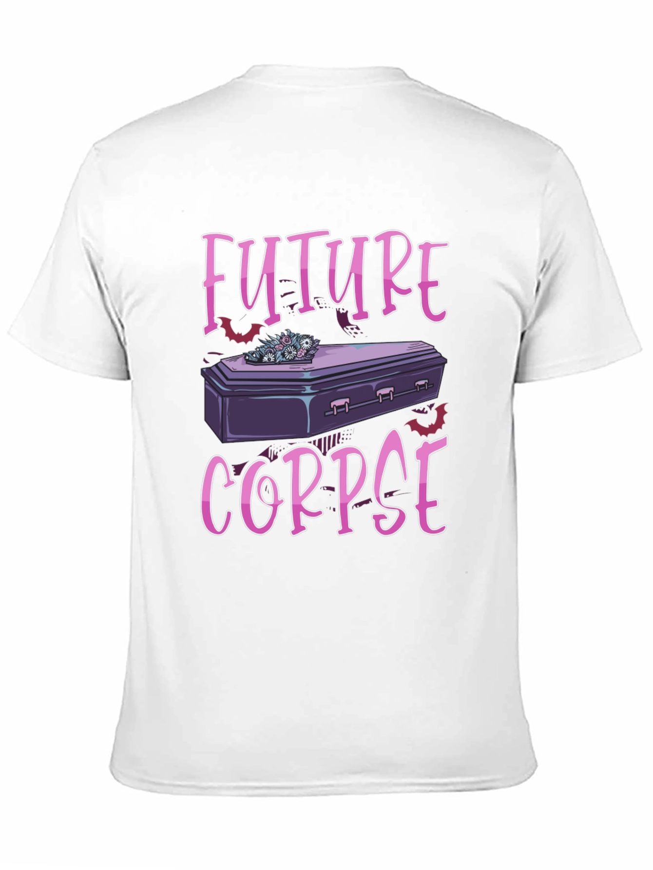 Black Future Corpse T-Shirt - Goth Humor Tee view 11