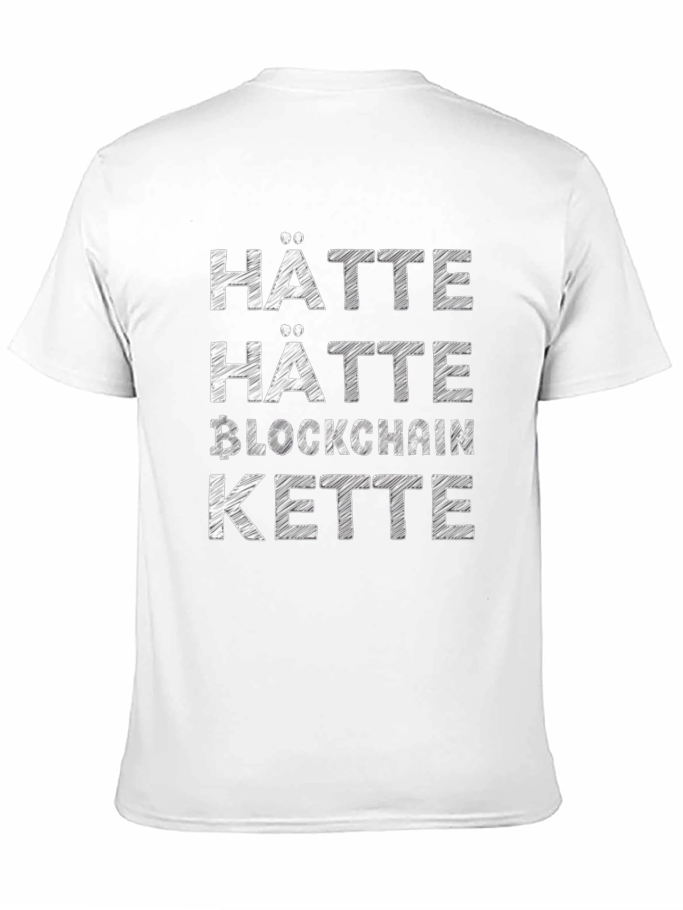 Black Hätte Hätte Blockchain Kette T-Shirt view 11