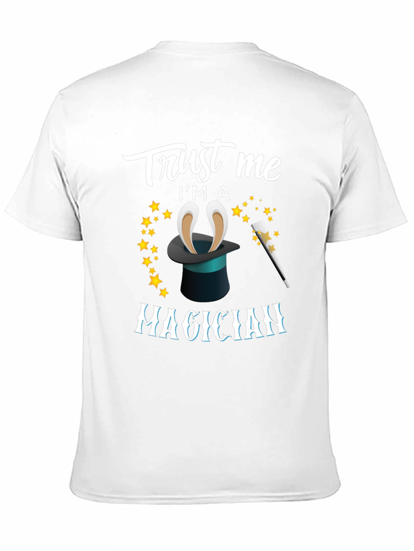 Black Trust Me I'm a Magician T-Shirt - Novelty Humor Tee view 11