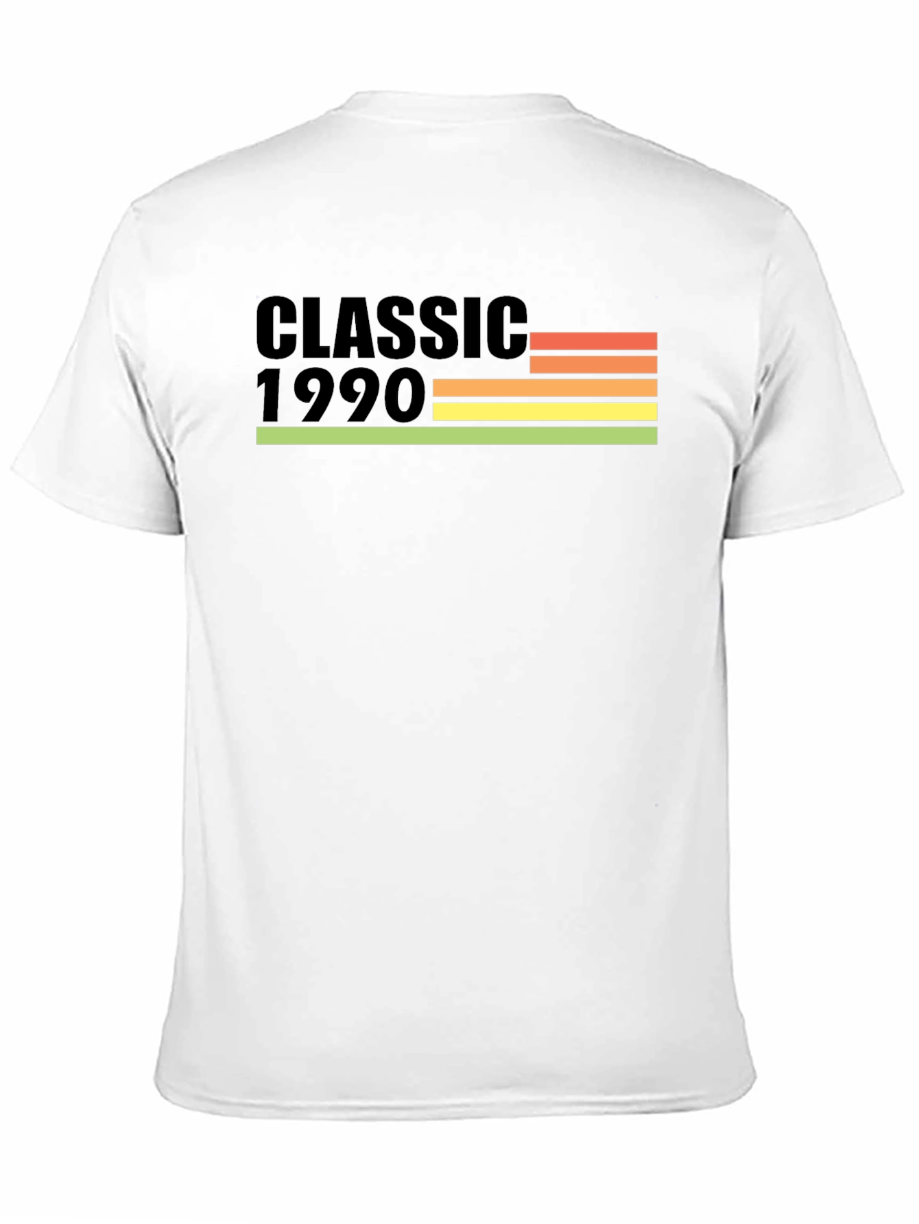 Black Classic 1990 Retro Birthday T-Shirt view 11