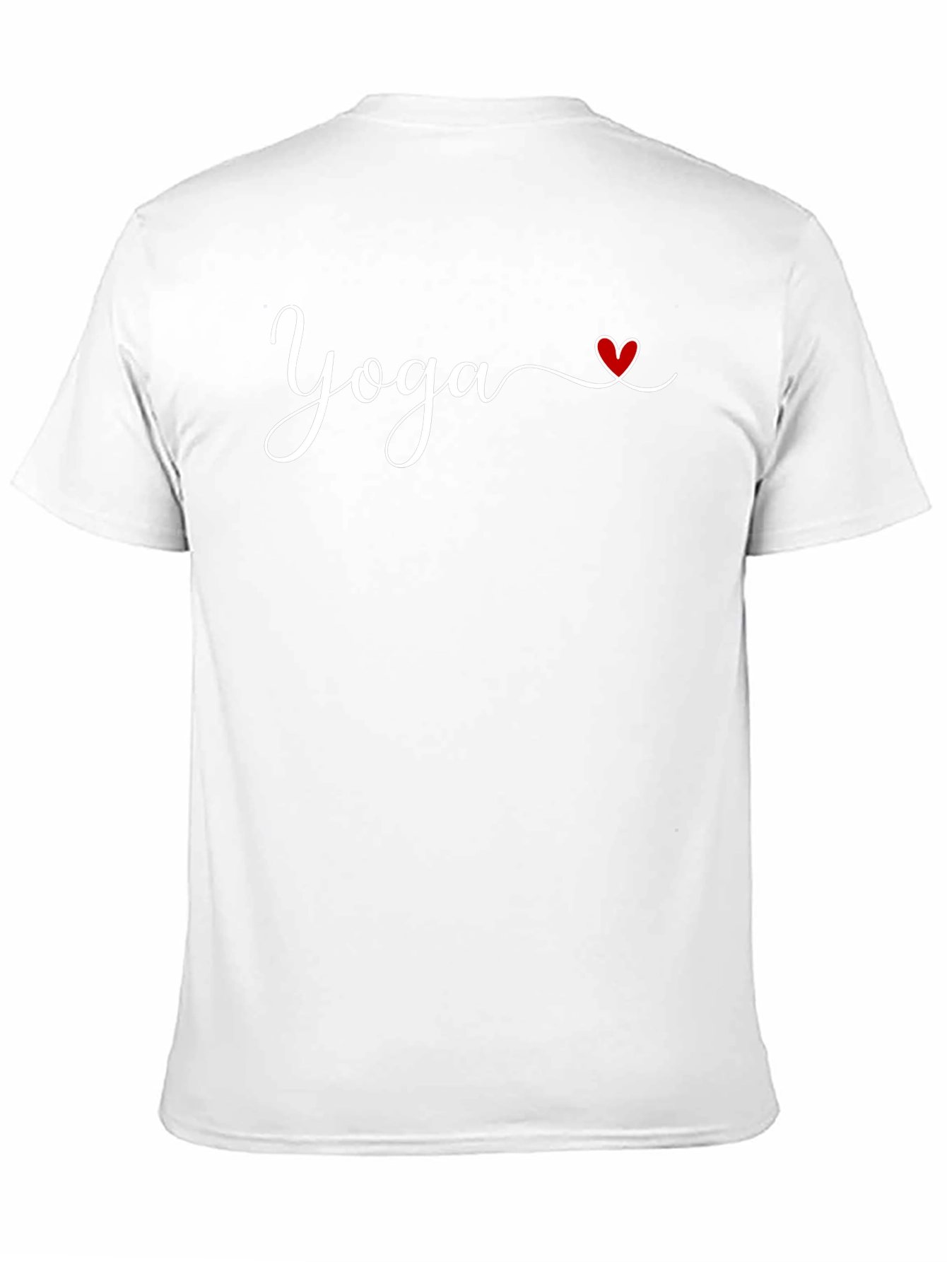 Black Yoga Heart Graphic Tee - Stylish & Comfortable view 11