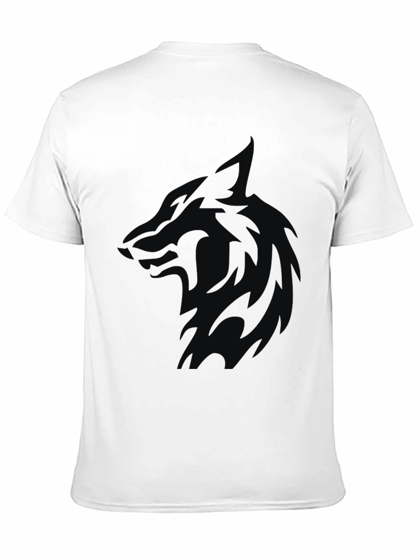 Black Stealth Wolf Graphic Tee - Mens Black T-Shirt view 11