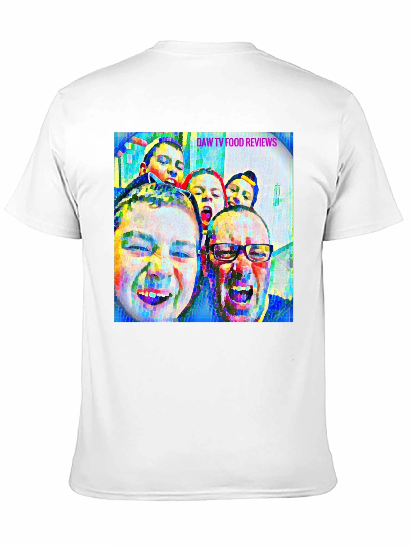 Black DAW TV Food Reviews Graphic Tee - Black view 11