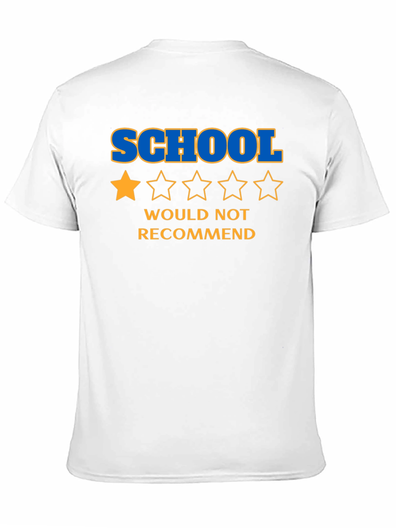 Black School One-Star Review Graphic Tee view 11