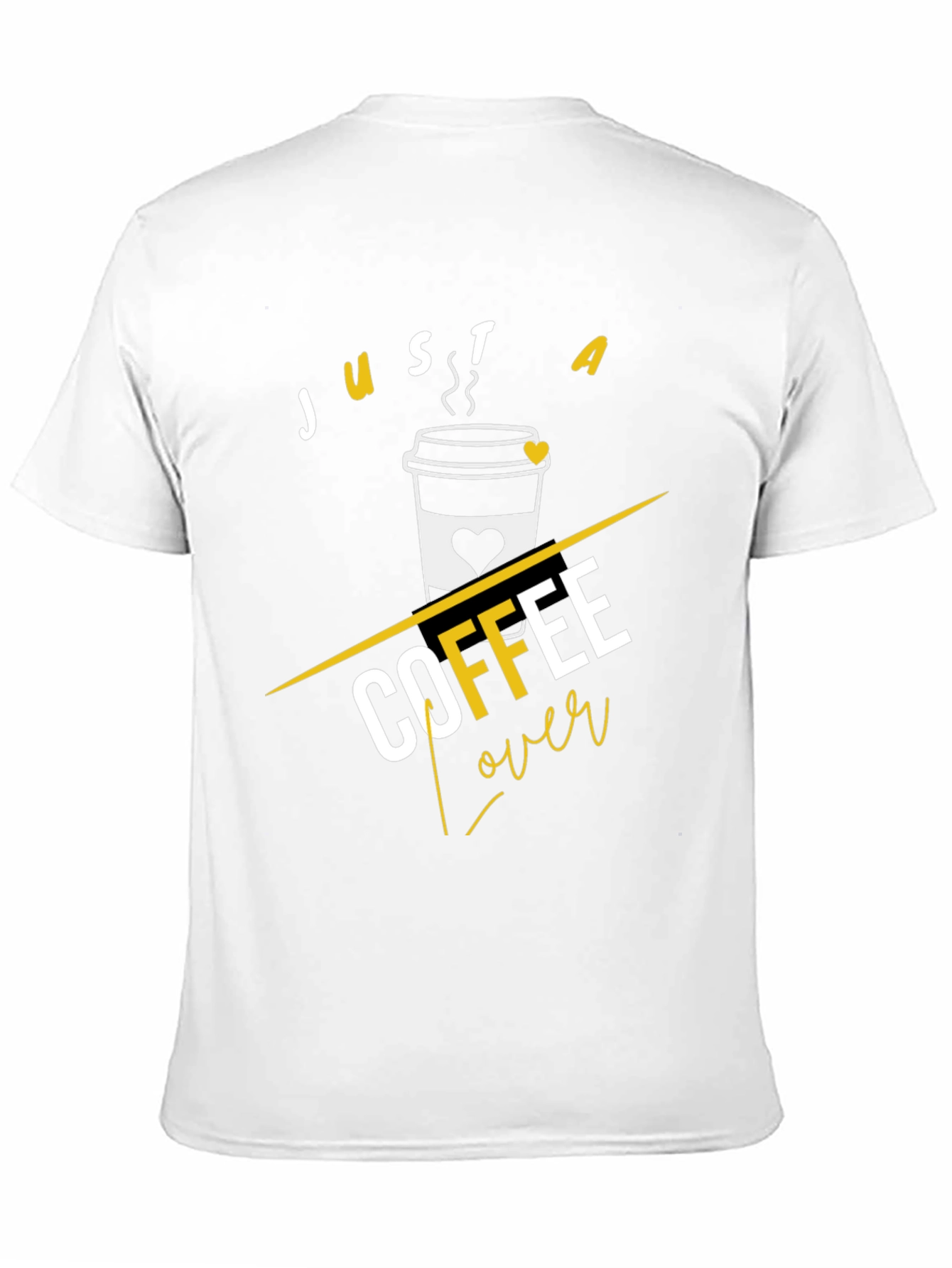 Black Just A Coffee Lover - Trendy Graphic Tee view 11