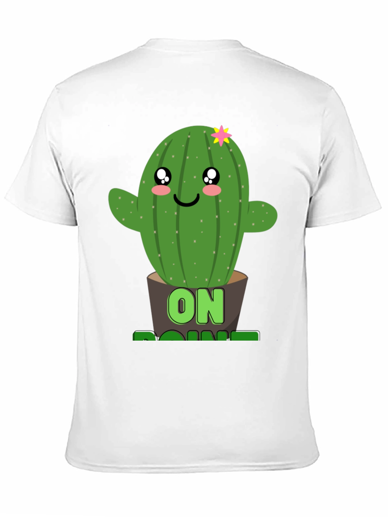 Black Cactus On Point Graphic T-Shirt - Fun Plant Lover Tee view 11