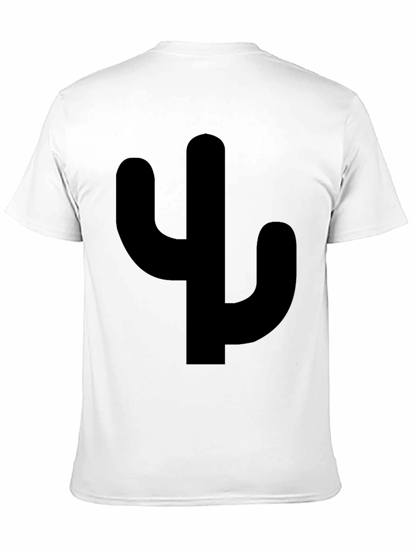 Black Cactus Silhouette Graphic Tee - Casual Style view 11