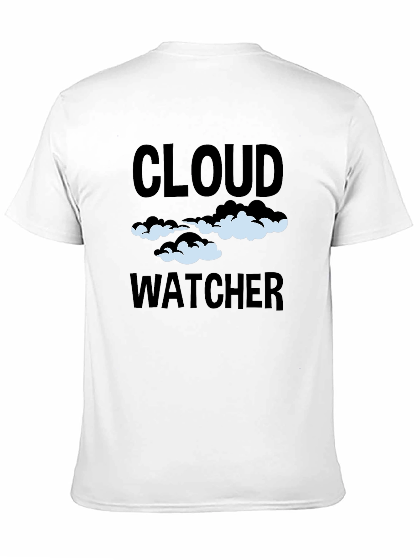 Black Cloud Watcher Graphic T-Shirt - Sky Gazing Tee view 11