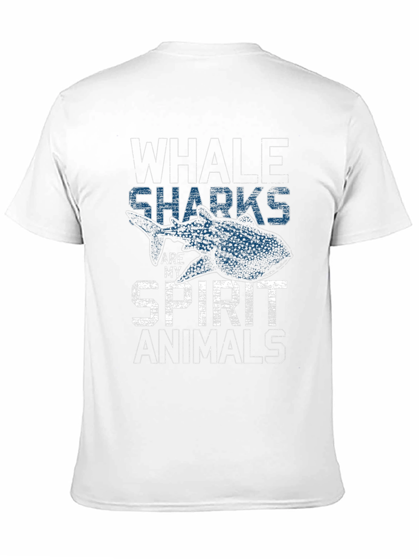 Black Whale Sharks Are My Spirit Animals Graphic T-Shirt view 11