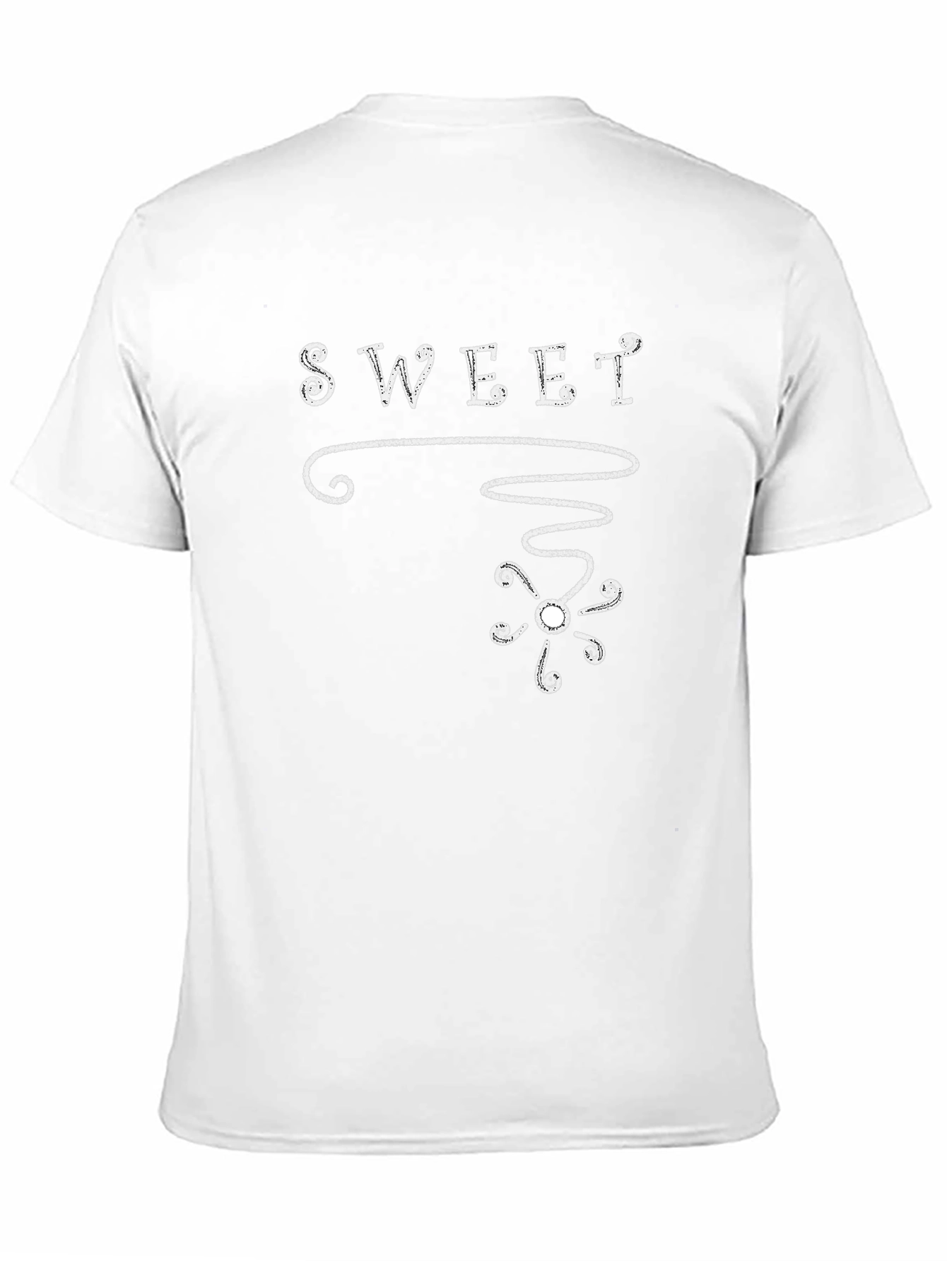 Black Sweet T-Shirt: Unique Graphic Tee view 11
