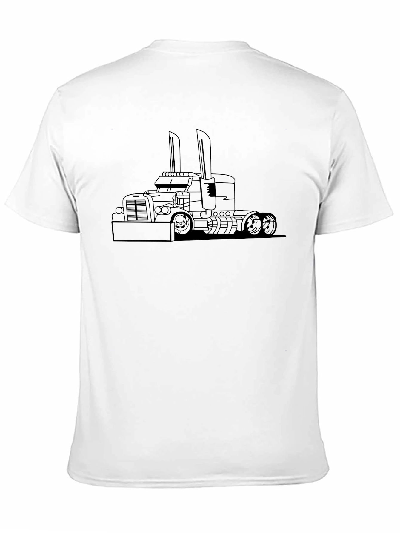 Truck Graphic Black T-Shirt - 11