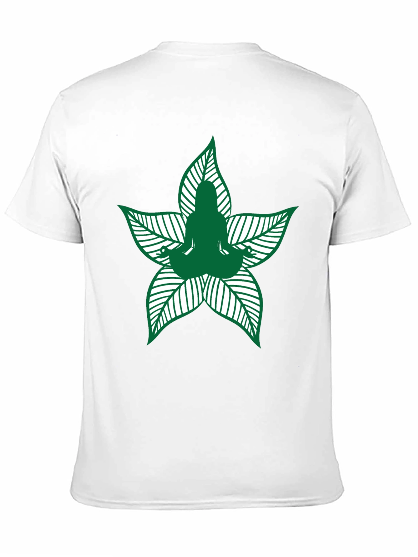 Yoga Leaf T-Shirt - Meditation Tee - 11