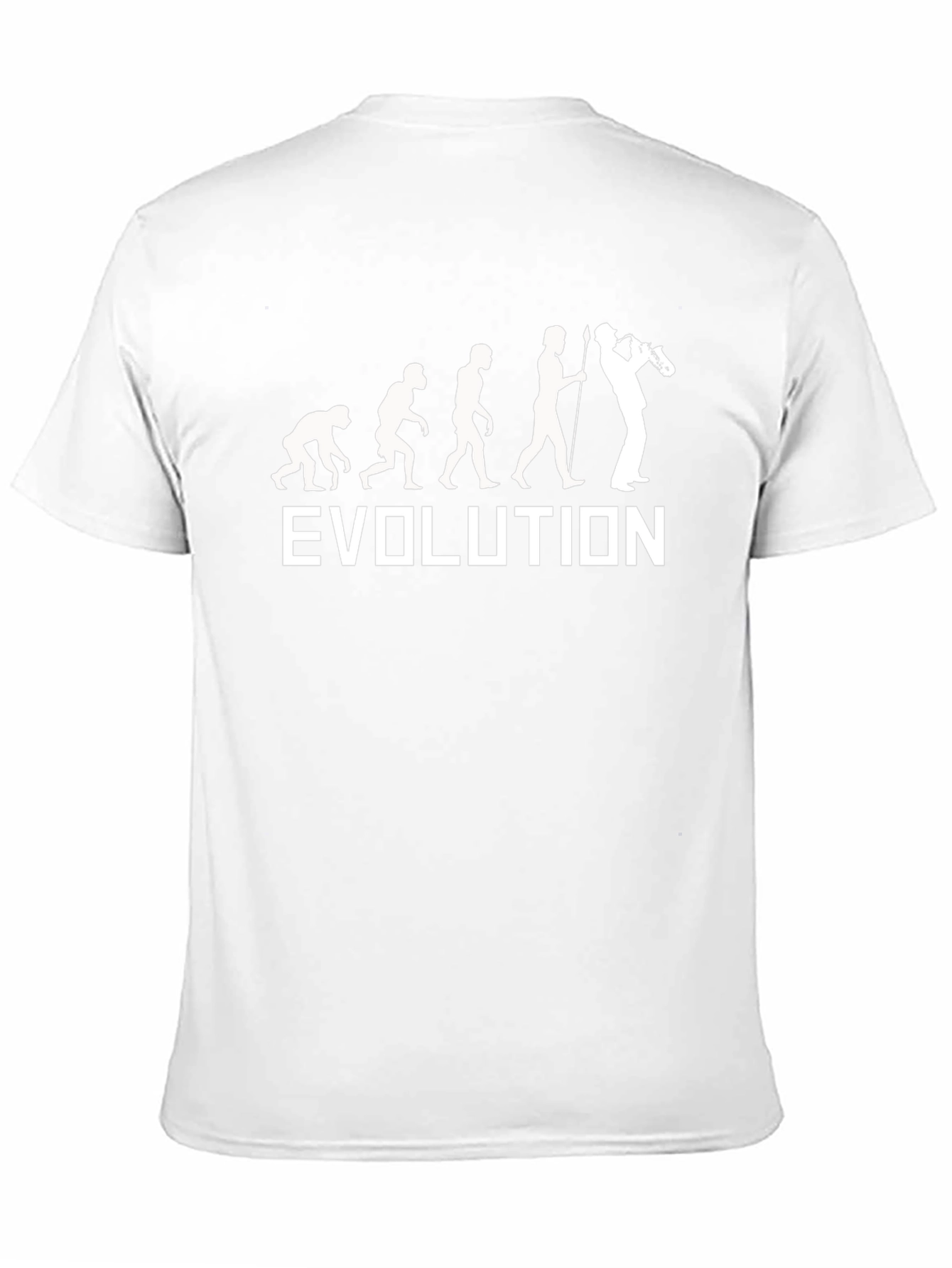 Black Evolution Saxophone T-Shirt - Black view 11