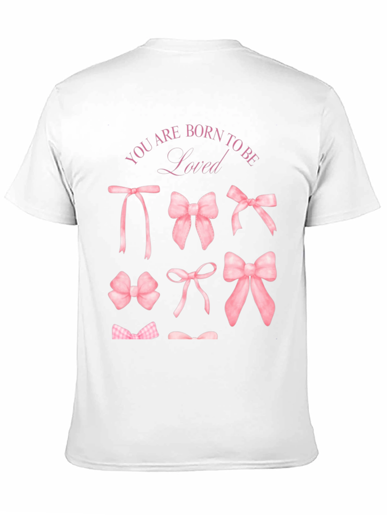 Black Born to Be Loved Bow T-Shirt view 11