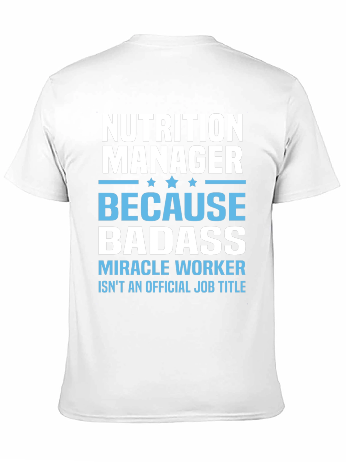 Black Nutrition Manager Badass T-Shirt view 11