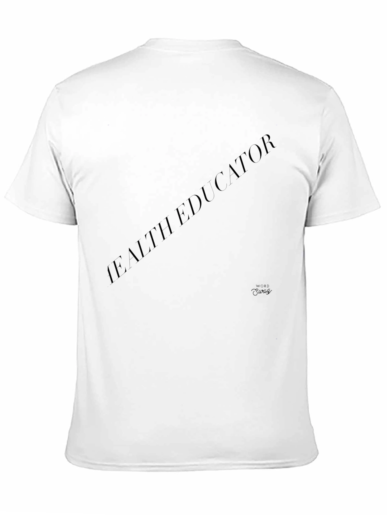 Black Health Educator Tee - Stylish Black T-Shirt view 11