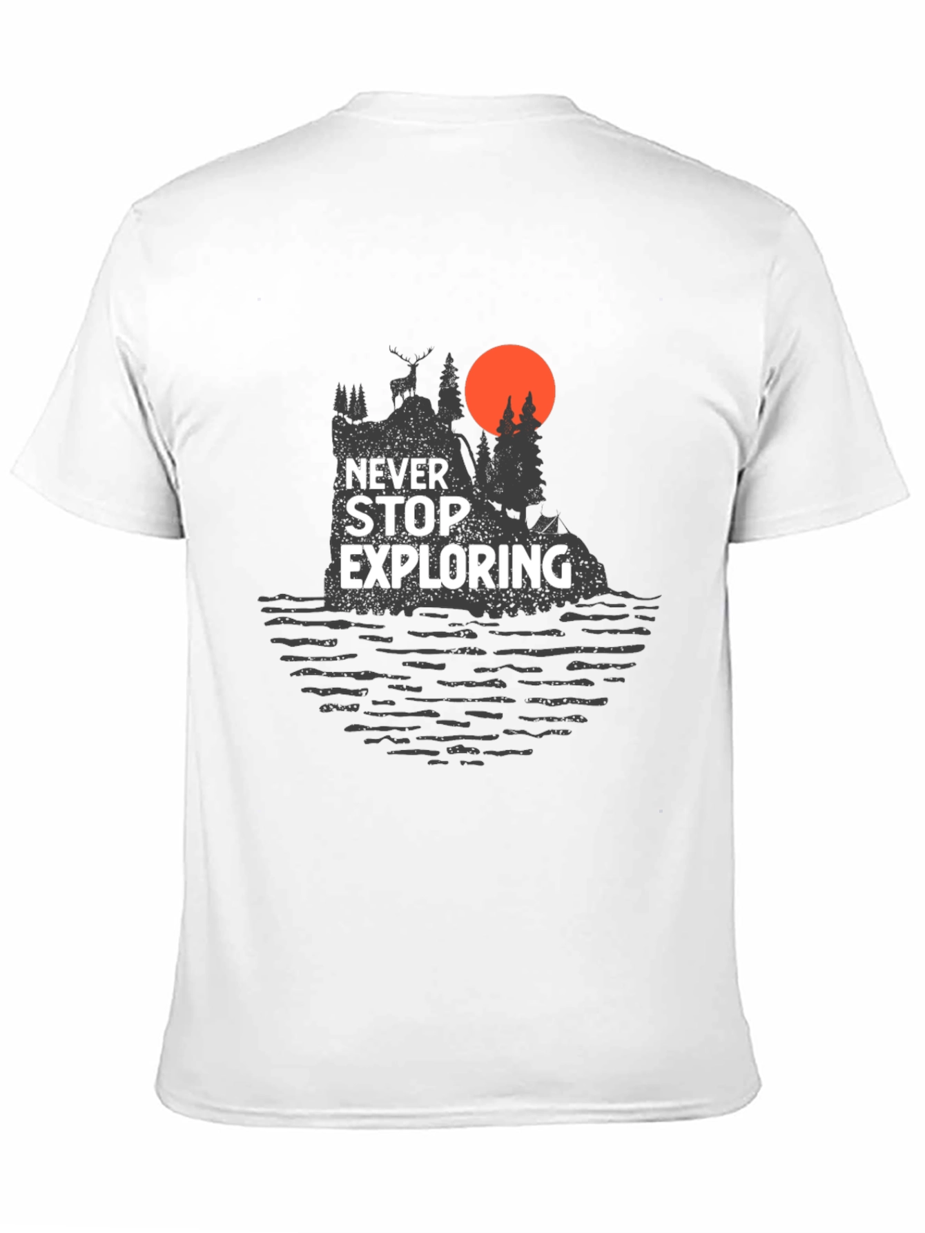 Black Never Stop Exploring Graphic Tee - Adventure Awaits view 11