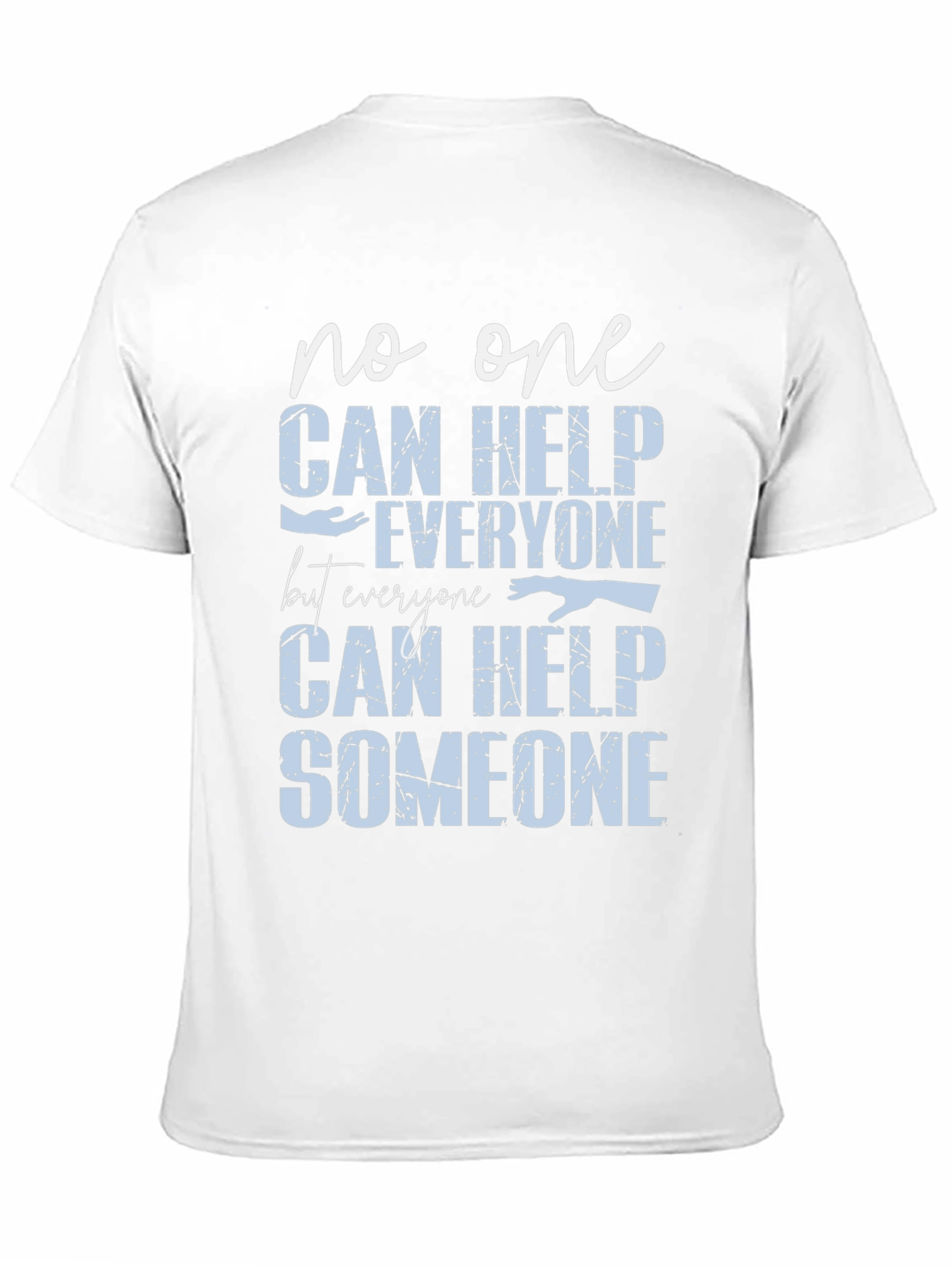 Black Help Someone Graphic Tee - Motivational T-Shirt view 11