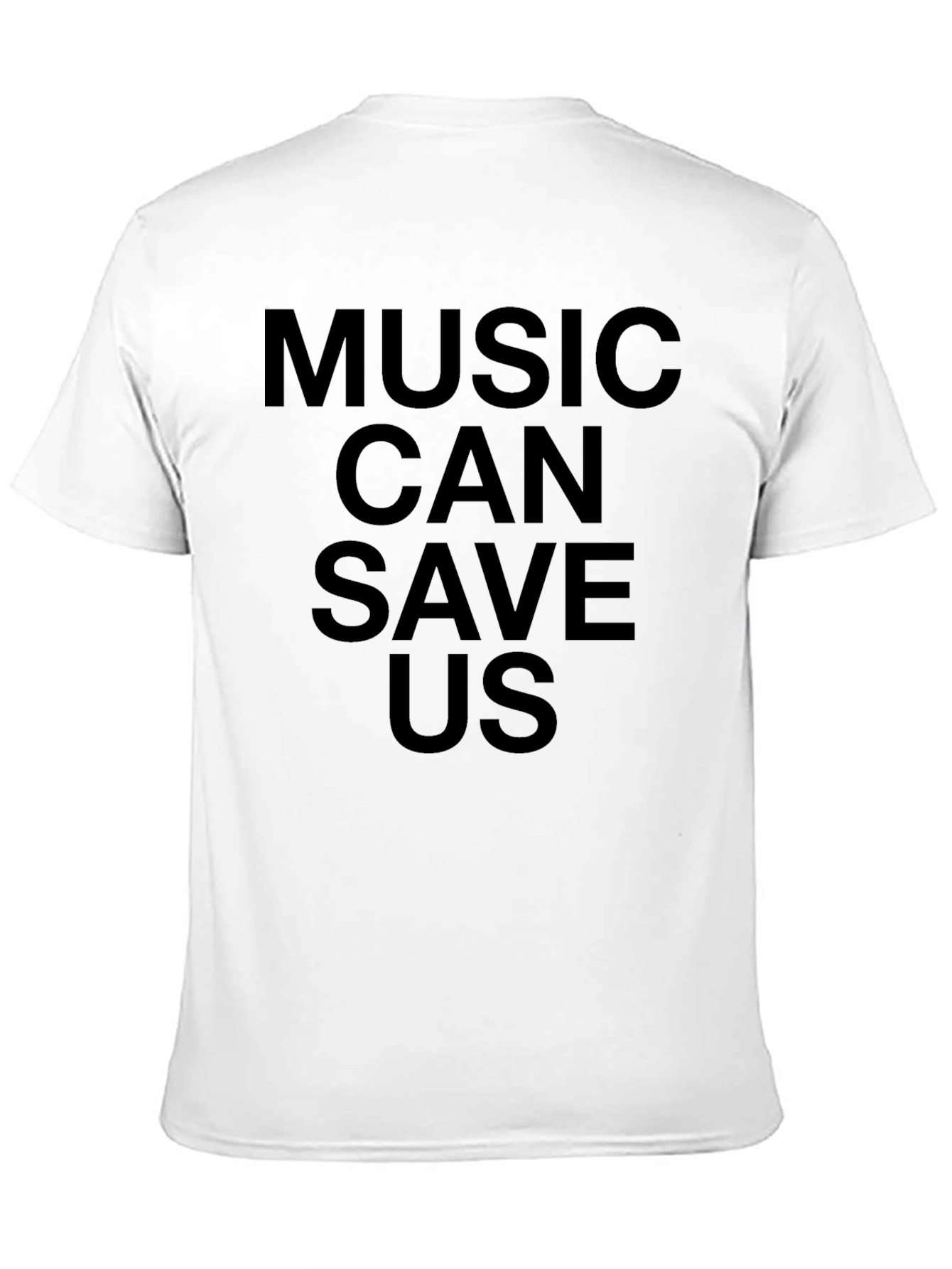 Black Music Can Save Us Graphic Tee - Black T-Shirt view 11