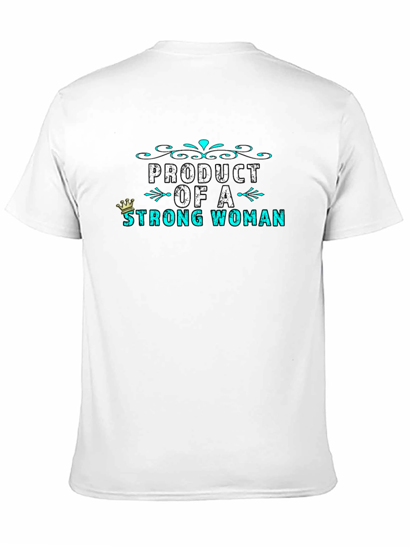 Black Product of a Strong Woman Graphic Tee view 11