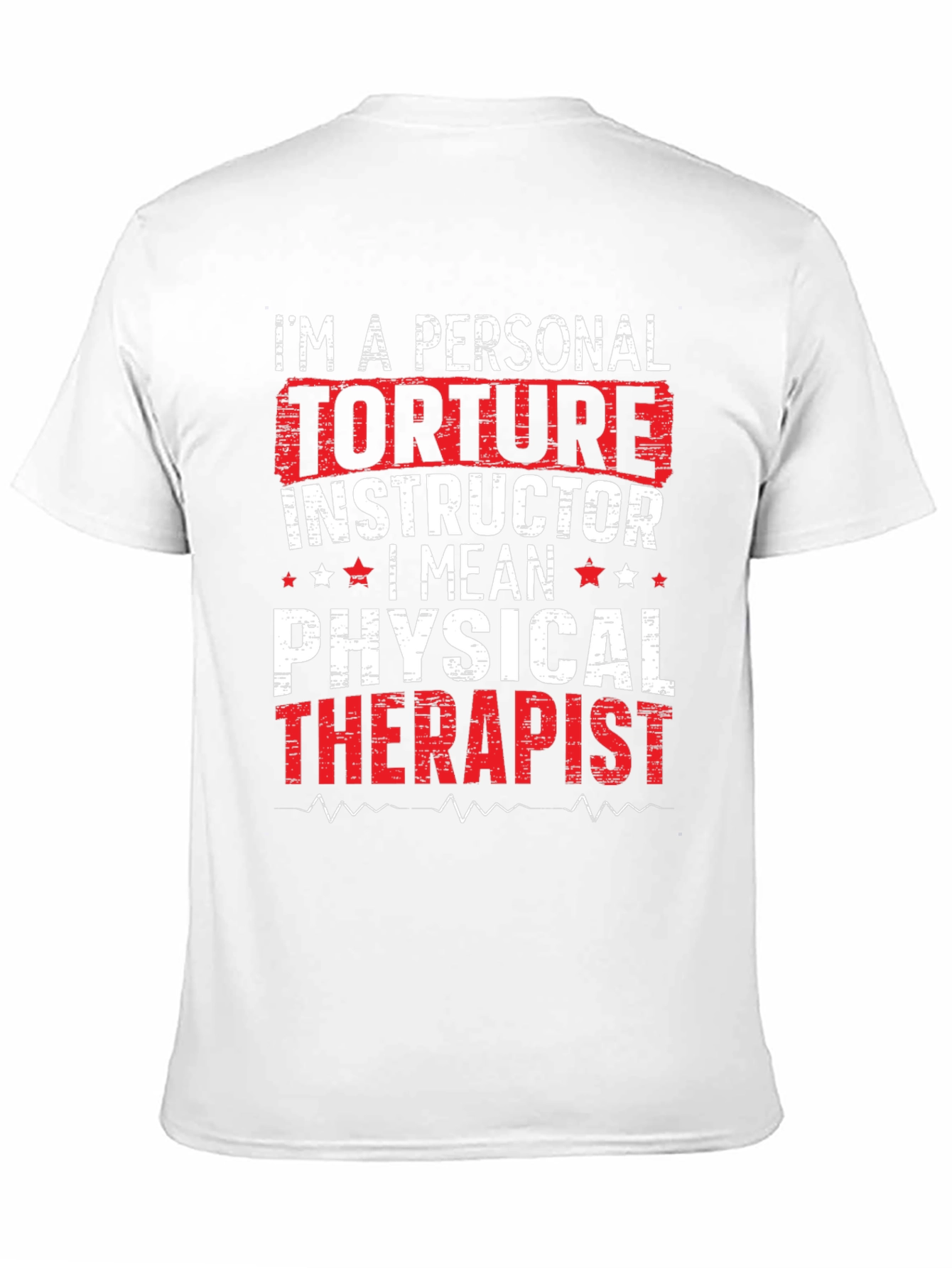 Black Personal Torture Instructor Funny Graphic Tee view 11