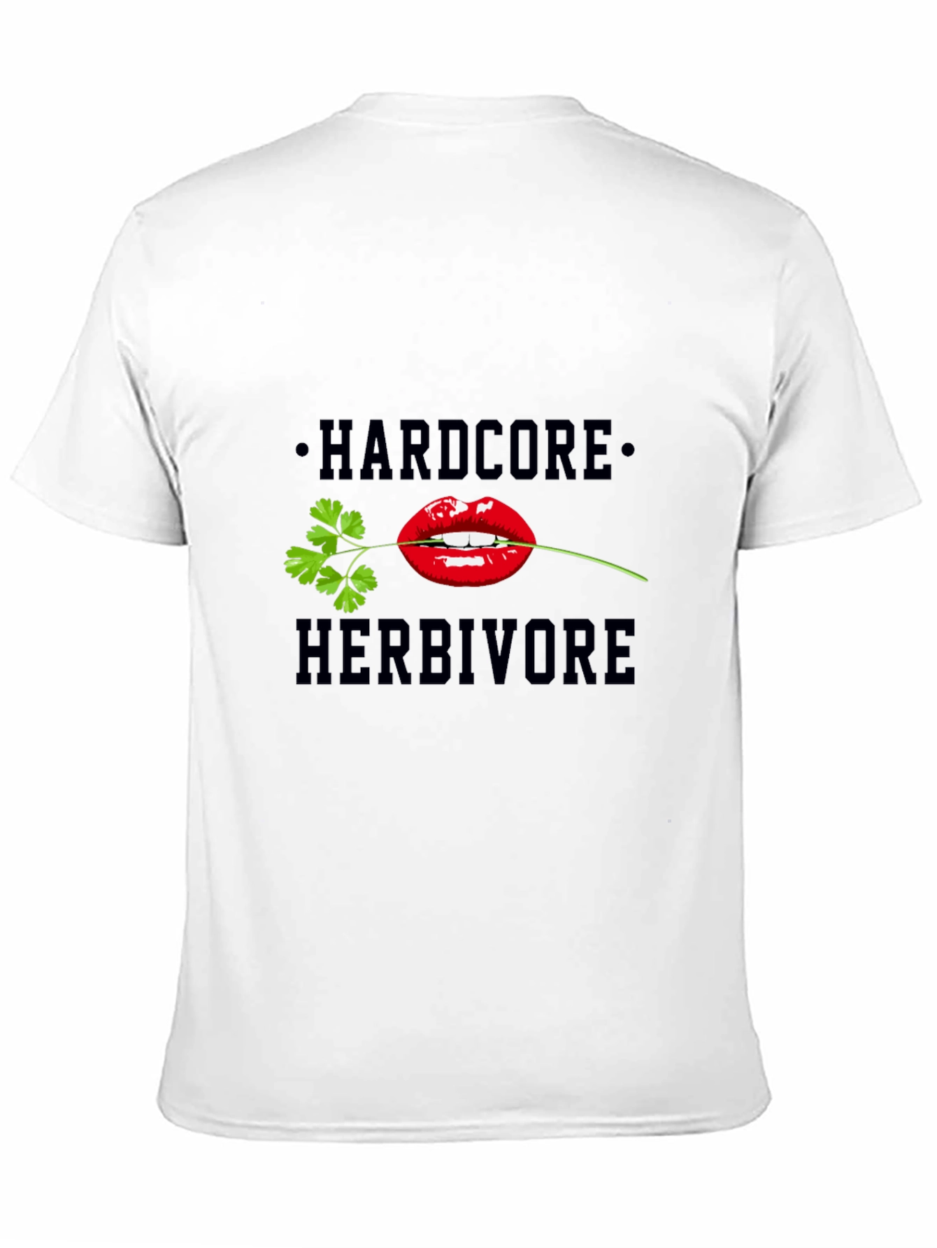 Black Hardcore Herbivore Graphic Tee - Black view 11