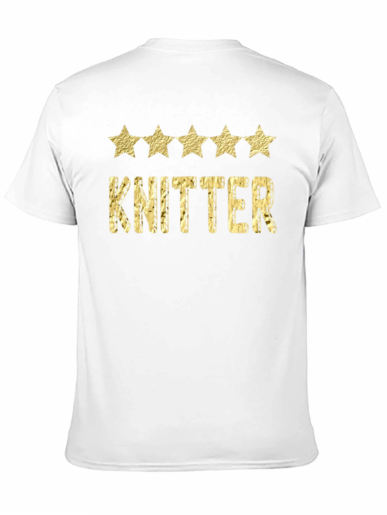 Knitter Five Star Black Graphic Tee - 11