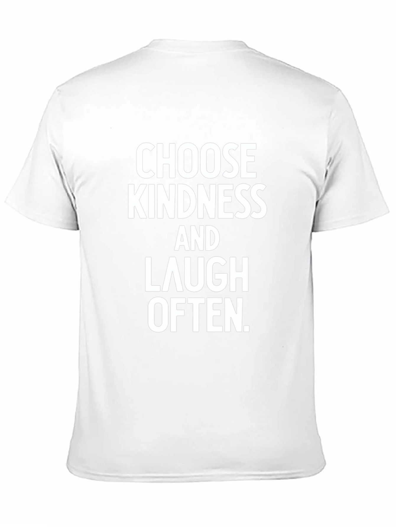 Black Choose Kindness & Laugh Often Graphic Tee - Black view 11