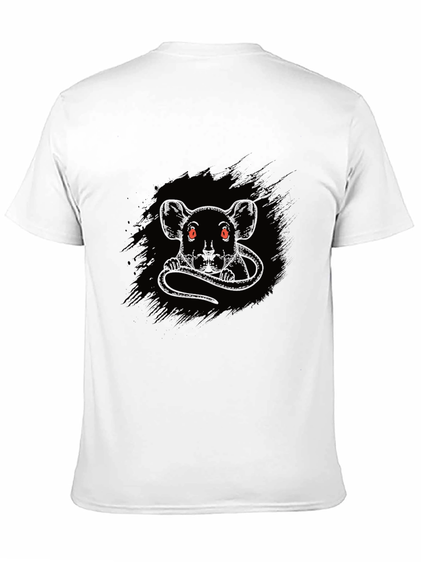 Black Rat Graphic Black T-Shirt view 11