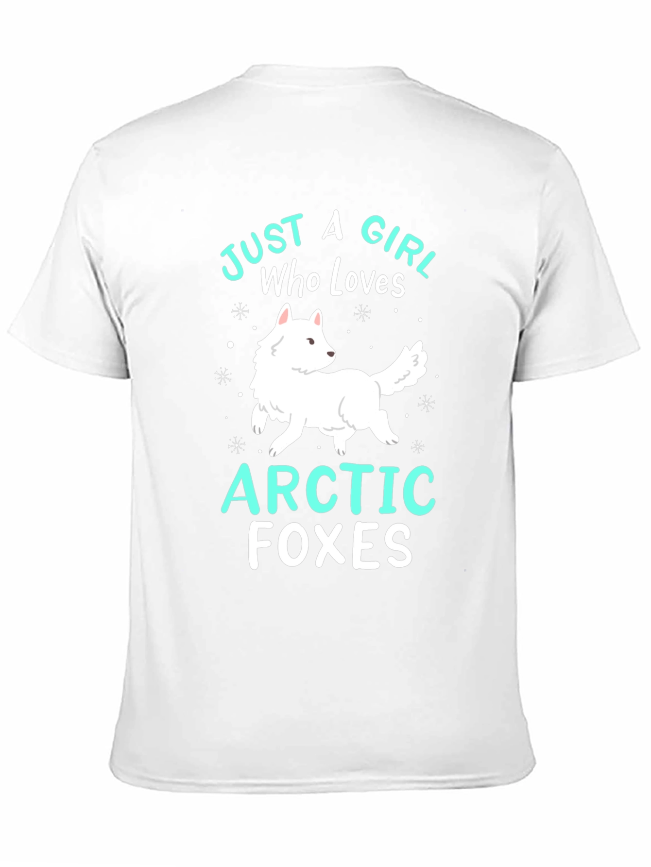 Black Arctic Foxes Graphic Tee: Just a Girl Who Loves Foxes view 11