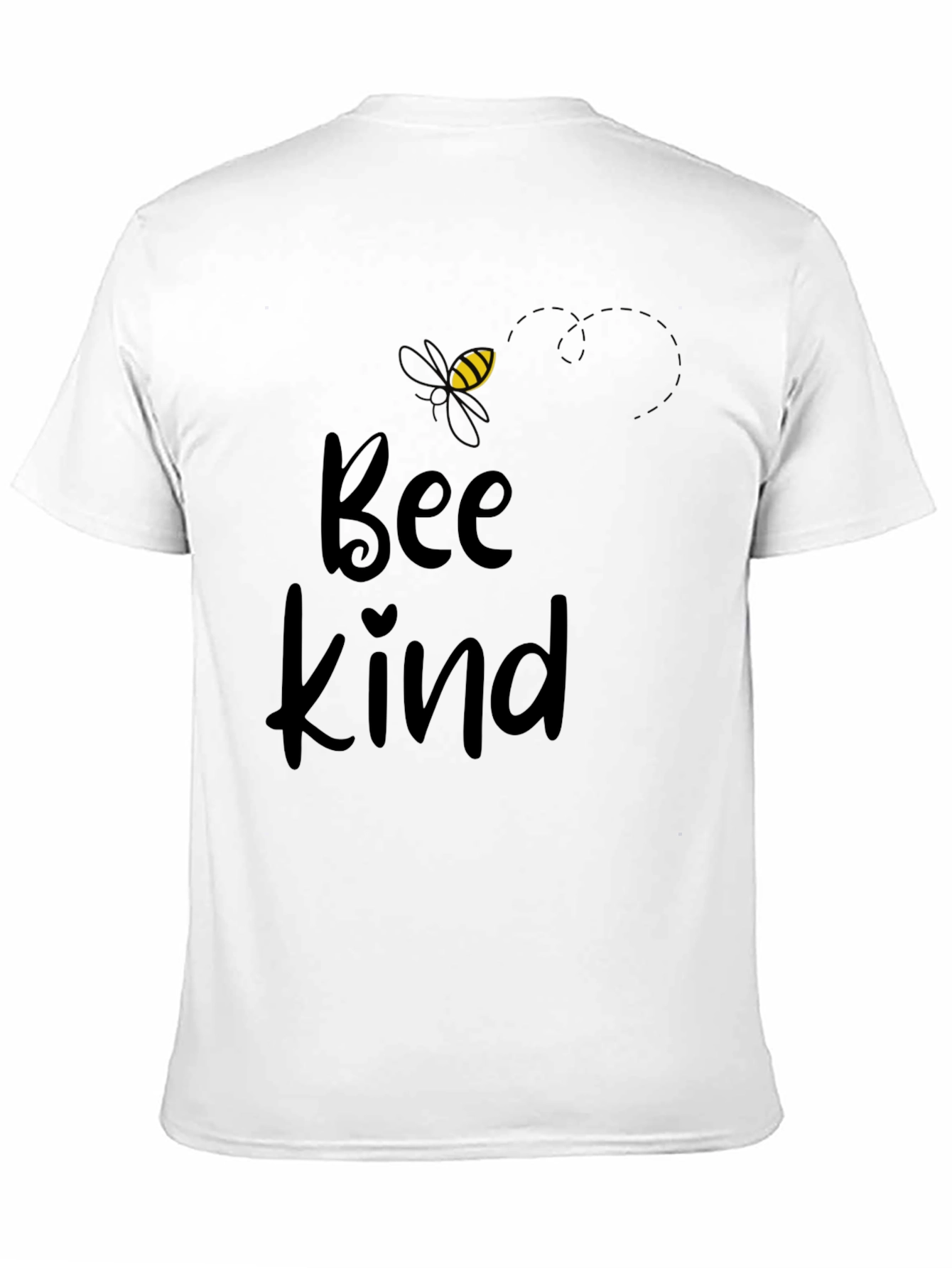 Black Bee Kind Graphic Tee - Black Cotton Blend view 11