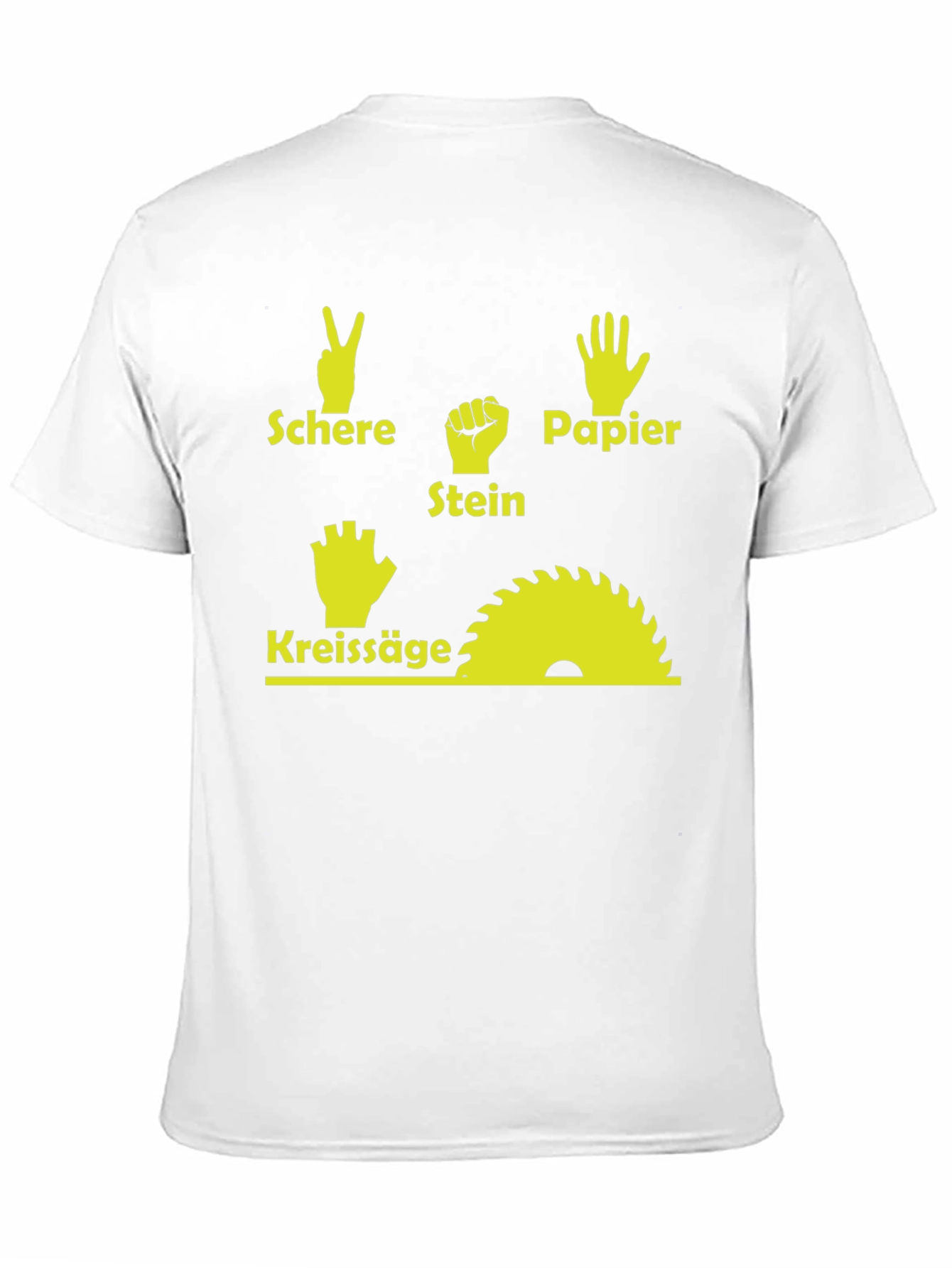 Black Rock, Paper, Scissors, Chainsaw T-Shirt - Funny Woodworker Tee view 11