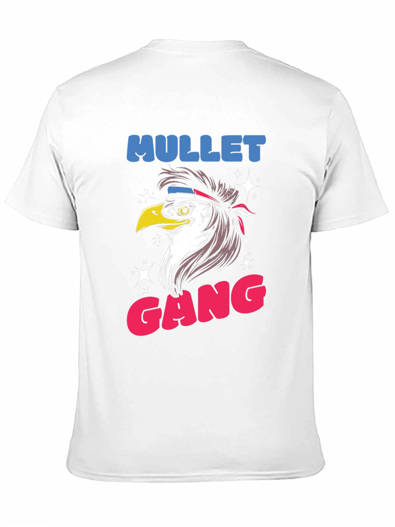 Black Mullet Gang Eagle Graphic Tee - Black view 11