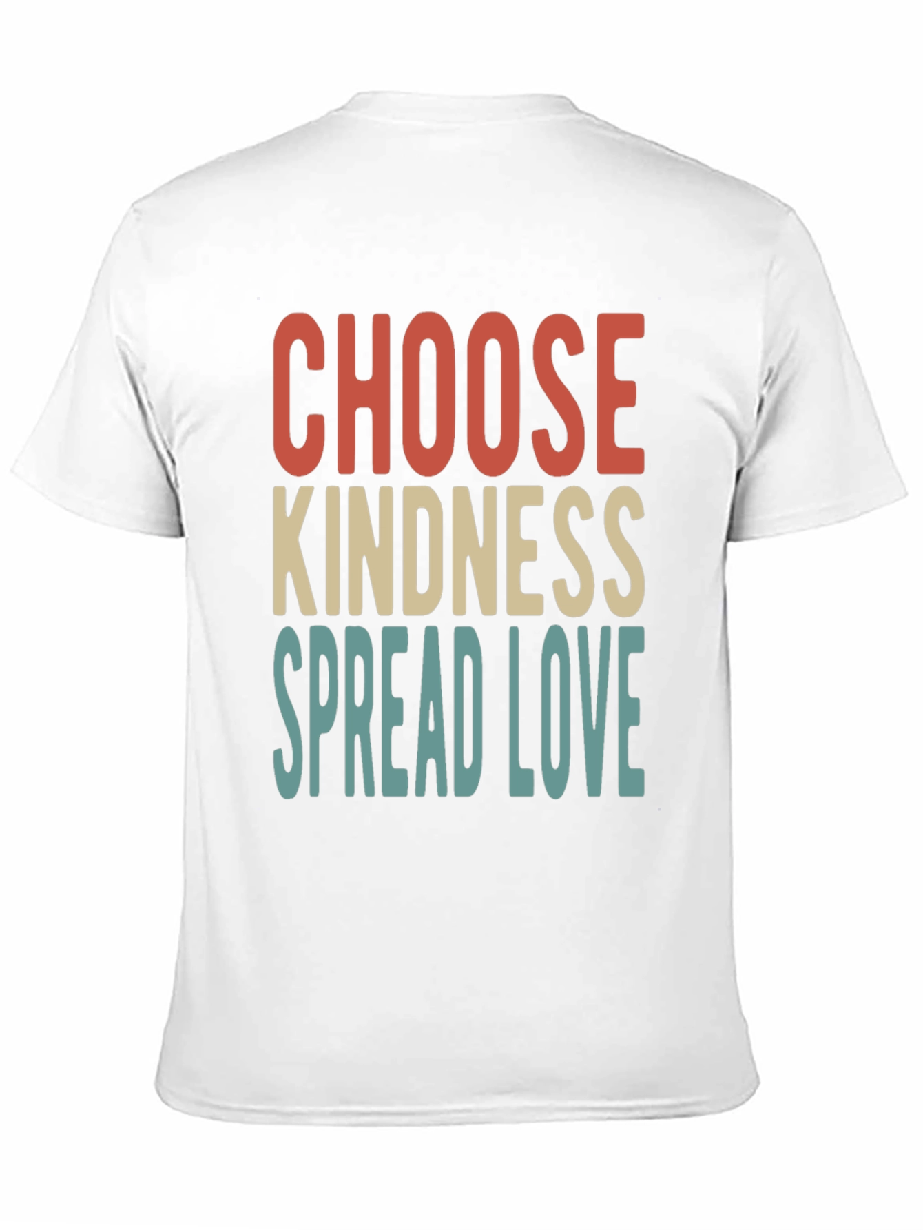 Black Choose Kindness Graphic Tee - Spread Love T-Shirt view 11
