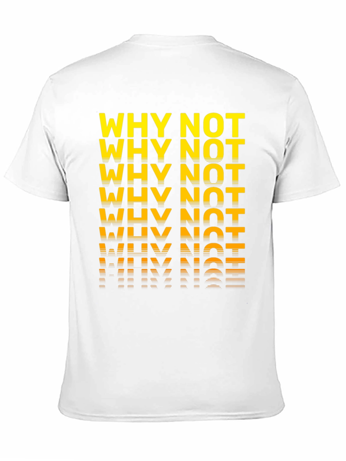 Black Why Not? Graphic T-Shirt - Bold & Stylish view 11