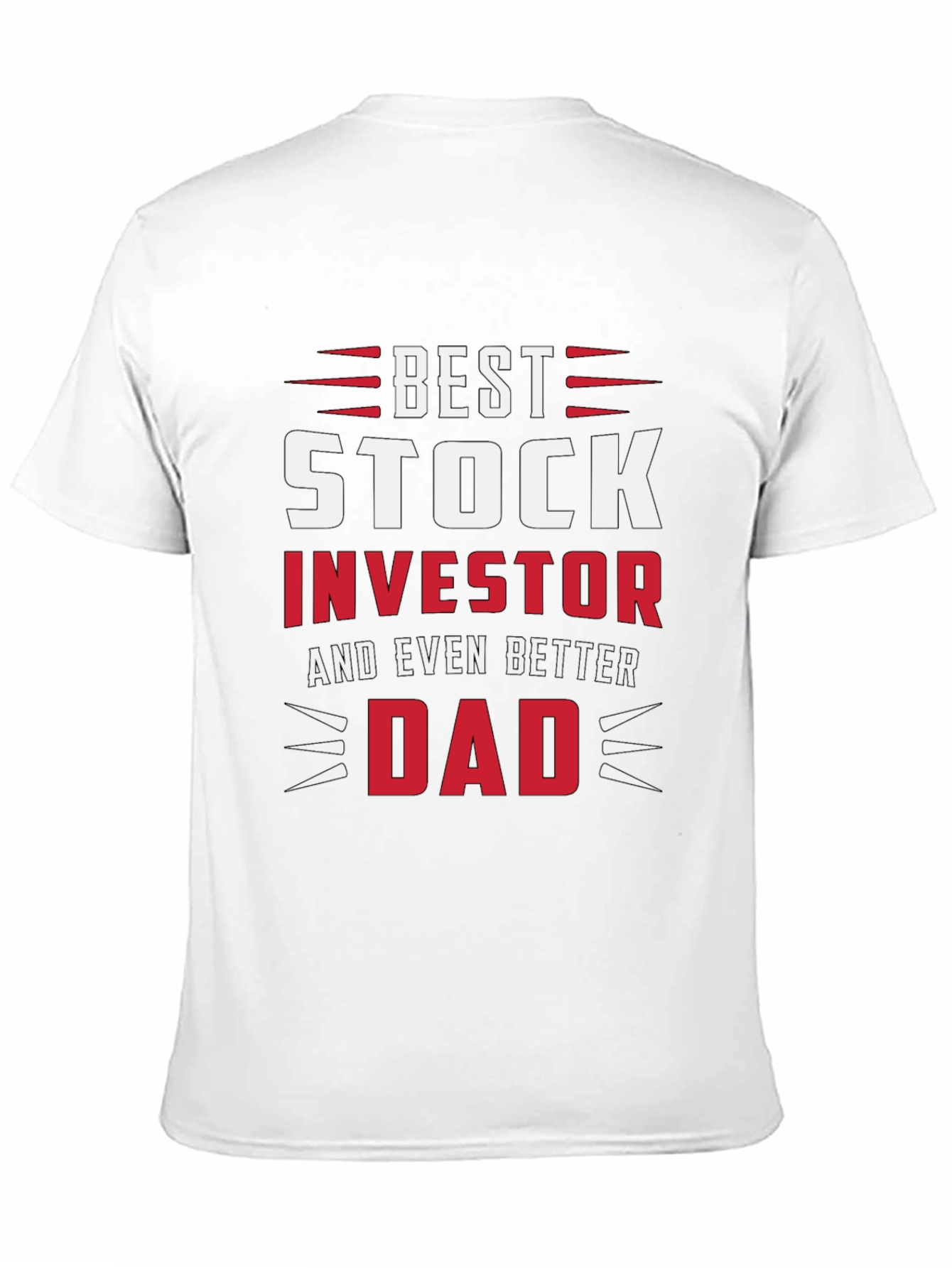 Black Best Stock Investor Dad T-Shirt view 11
