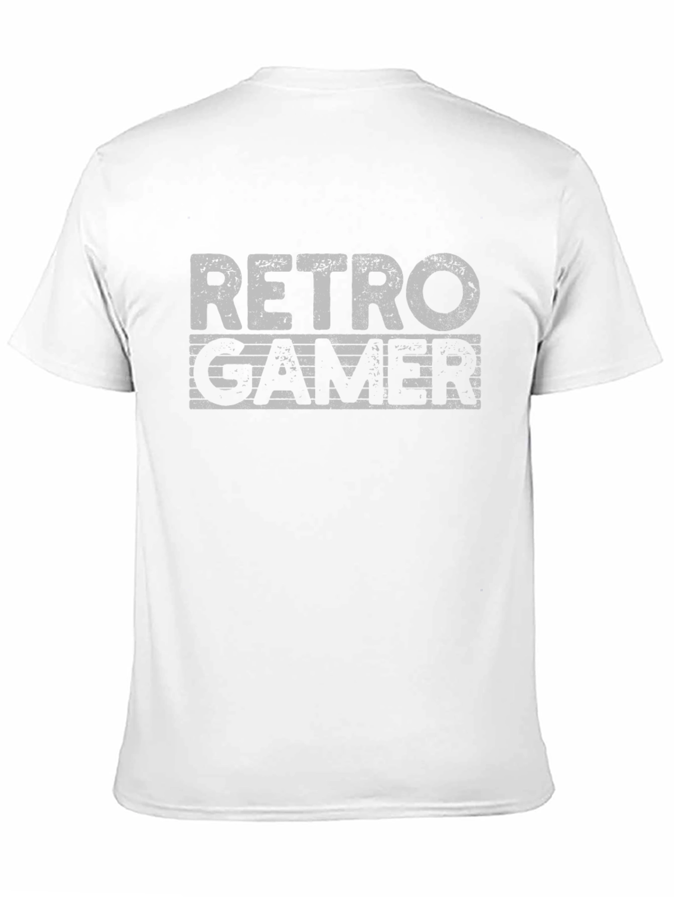 Black Retro Gamer Black Graphic T-Shirt view 11