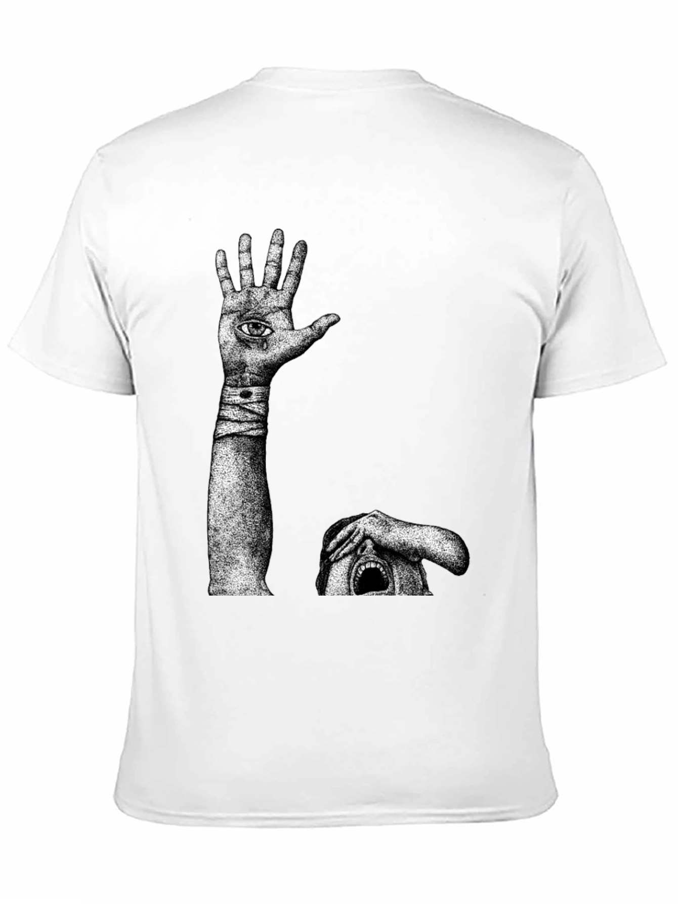Surreal Graphic Print T-Shirt - 11
