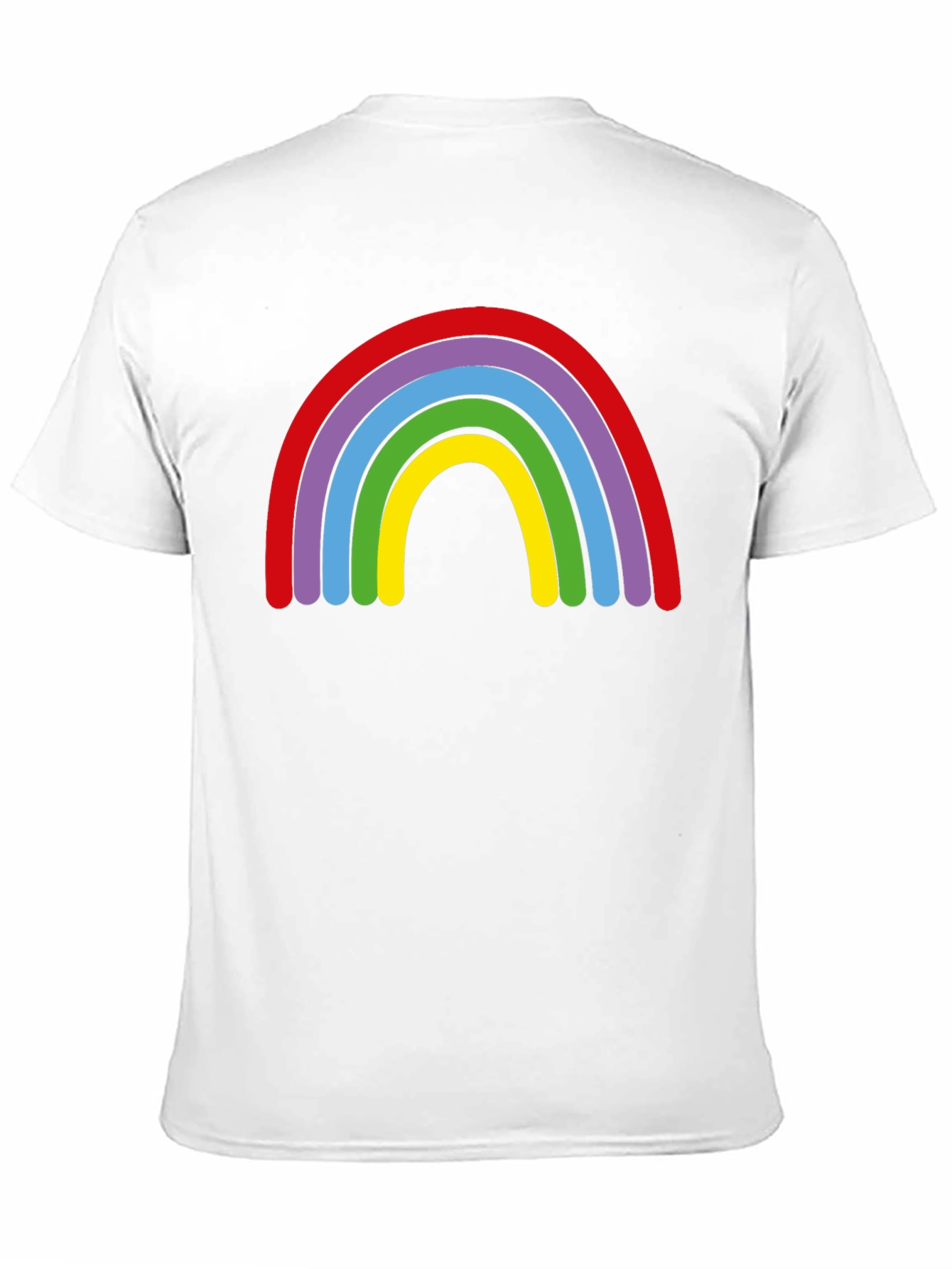 Black Rainbow Graphic Black T-Shirt view 11