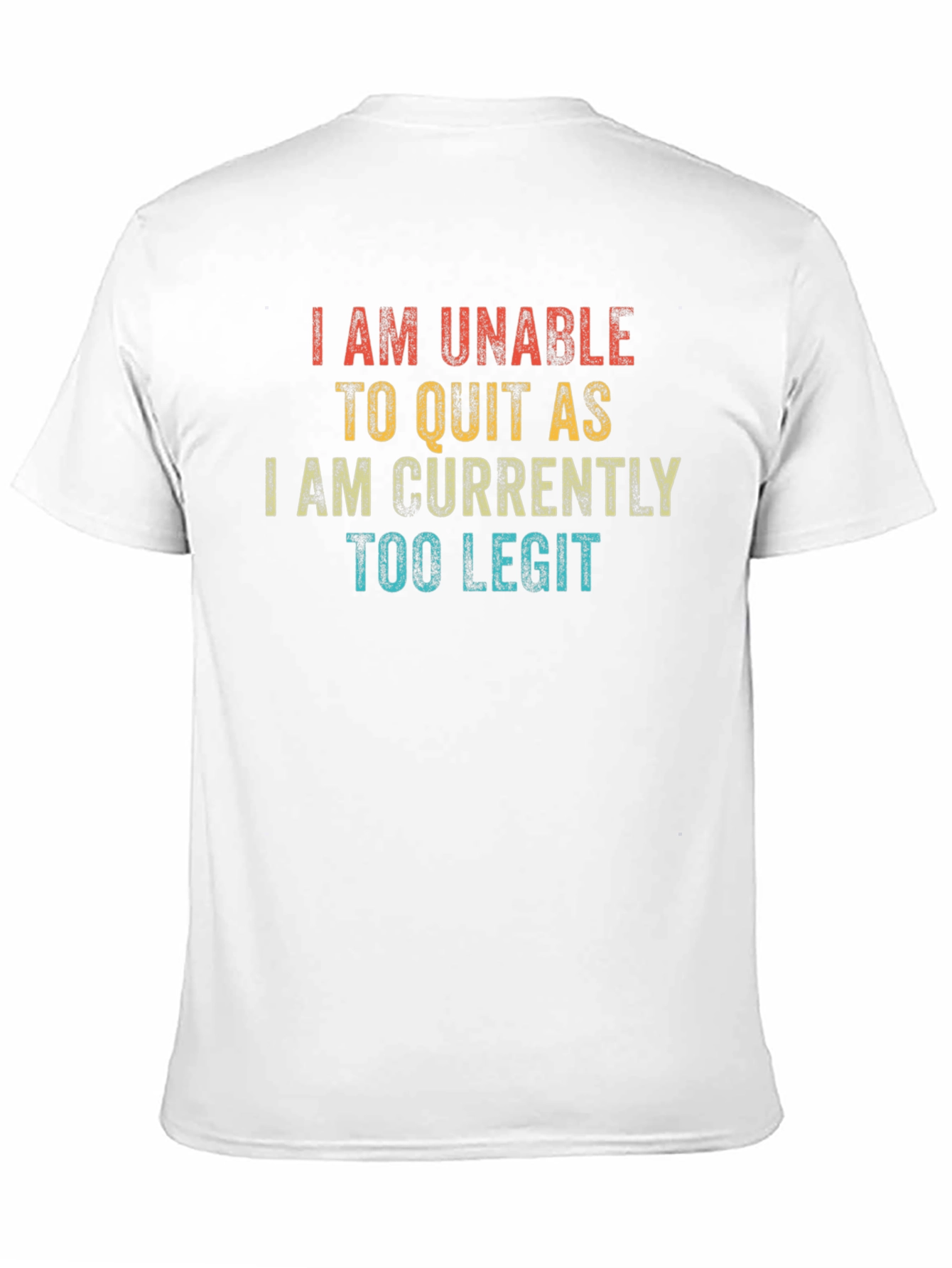 Black Too Legit to Quit Graphic T-Shirt view 11