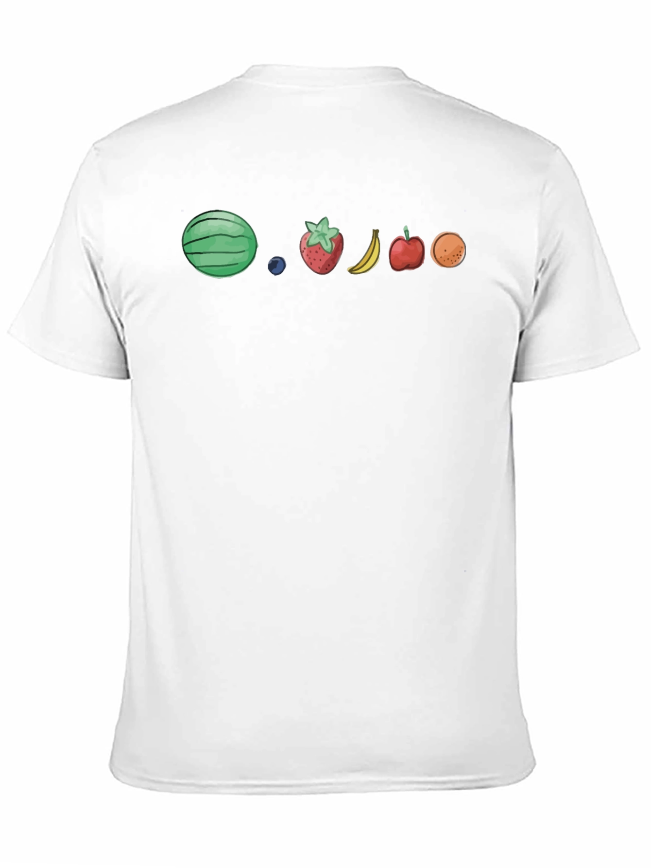 Black Fruit Lineup Black T-Shirt view 11