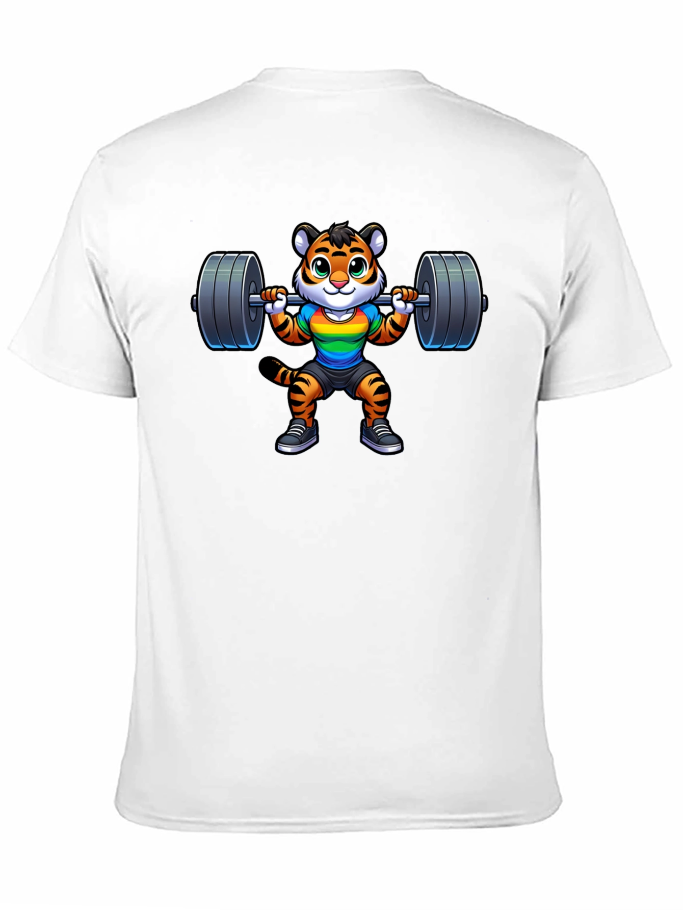 Black Tiger Pride Gym T-Shirt view 11