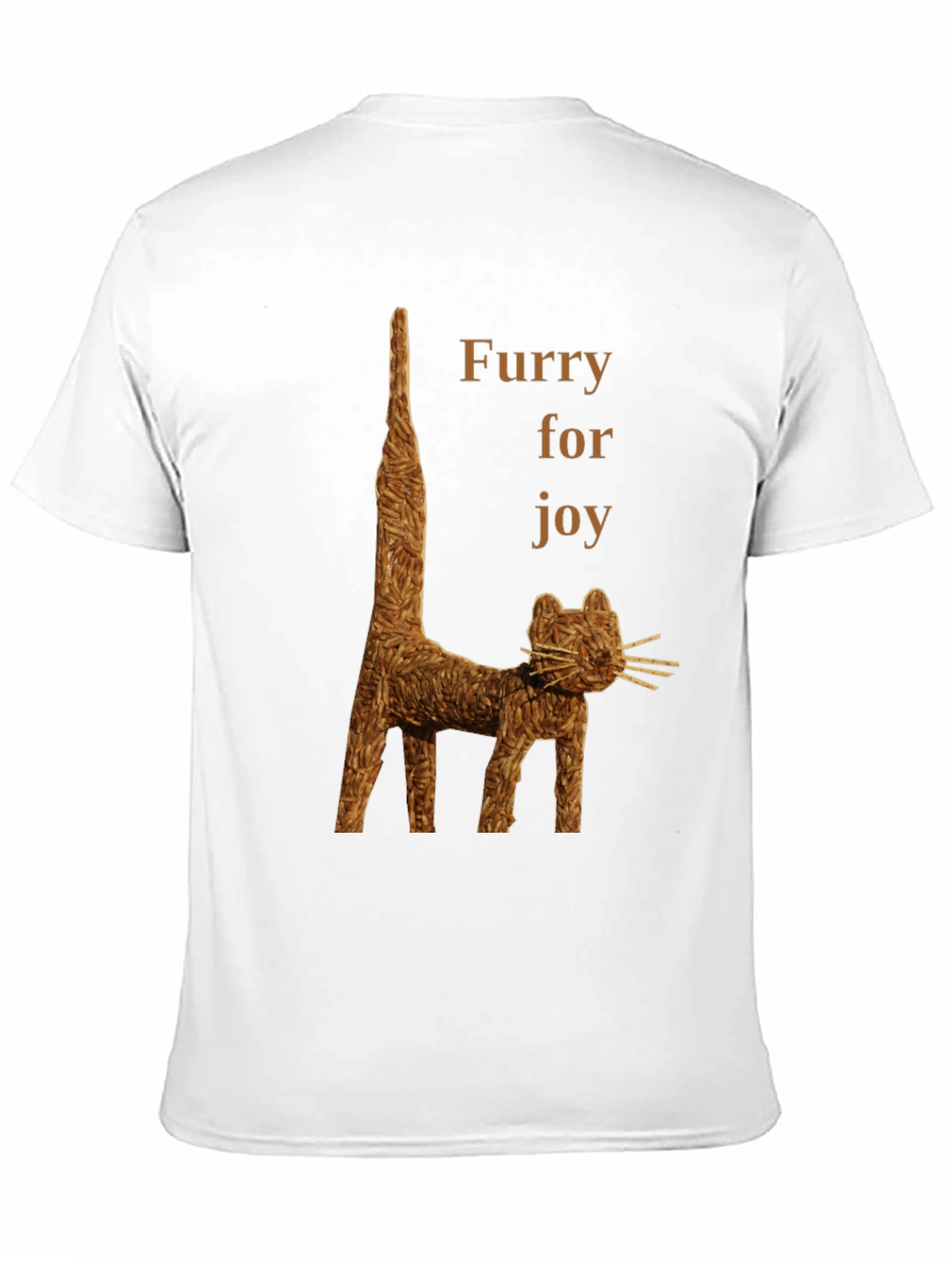 Black Furry for Joy T-shirt view 11