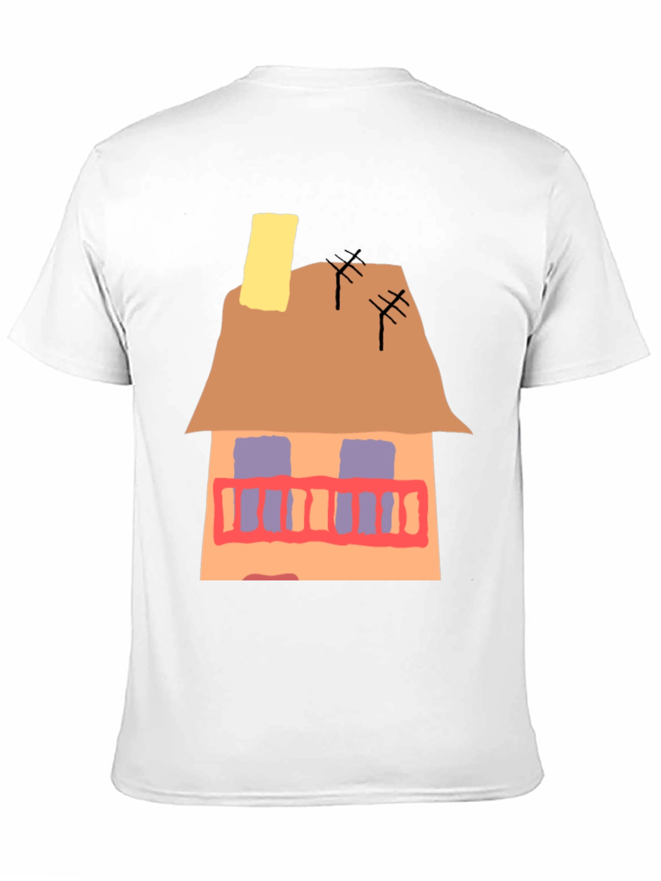Black House Graphic T-Shirt - Unique Design view 11